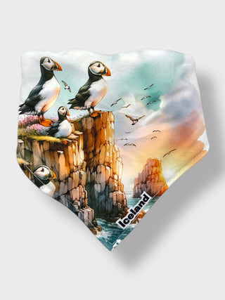 Dog Bandana Puffins On a Cliff - Store Exclusive