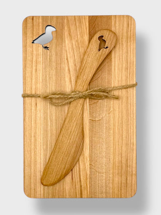 Wooden Cutting Board Puffin