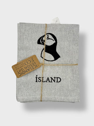 Tea Towel Charming Puffin