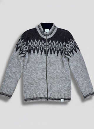 Kidka Unisex Icelandic Zip-Up Sweate