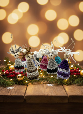 Unique & Store-Exclusive Hand-Crocheted Icelandic Christmas Elf