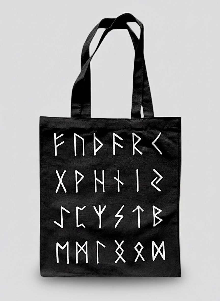 Runic Tote Bag – Nordic Alphabet Edition – Saga Store