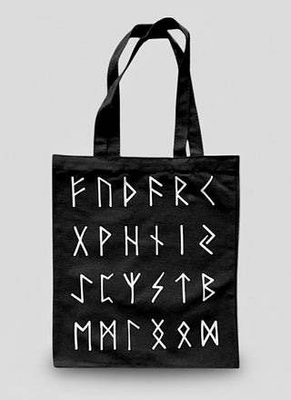Runic Tote Bag – Nordic Alphabet Edition