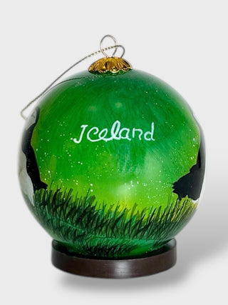 Icelandic Puffin Glass Ornament - Store Exclusive