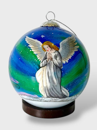 Hand-Painted Christmas Ornaments – Icelandic Winter Collection