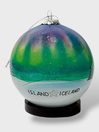 Hand-Painted Christmas Ornaments – Icelandic Winter Collection