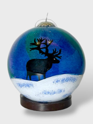 Hand-Painted Christmas Ornaments – Icelandic Winter Collection