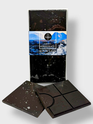 Dark Chocolate with Black Lava salt