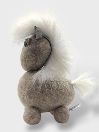 Merkikerti Wool Horse – Handmade Icelandic Mini (11 × 8 cm)