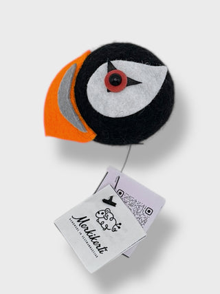 Handmade Felt Puffin Magnet – By Merkikerti