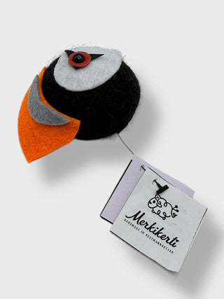 Handmade Felt Puffin Magnet – By Merkikerti