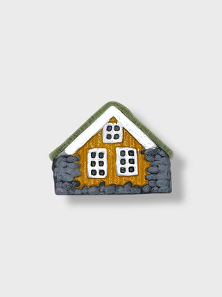 Handmade Icelandic Turf House Magnet