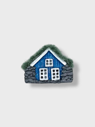 Handmade Icelandic Turf House Magnet