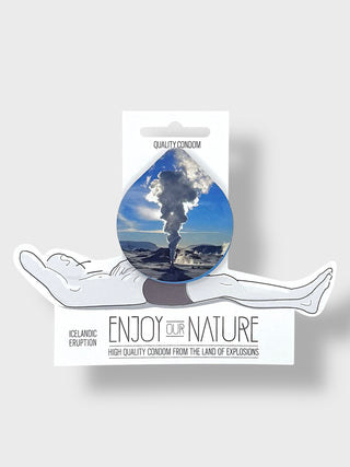 Icelandic Eruption – “Enjoy Our Nature” Premium Condom