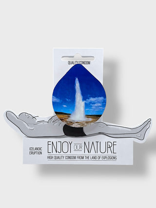 Icelandic Eruption – “Enjoy Our Nature” Premium Condom