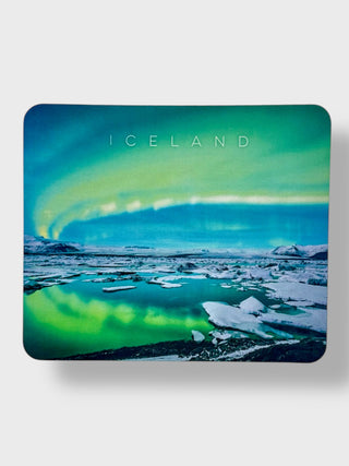 Chasing Northern Lights Iceland Mouse Pad
