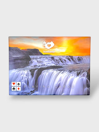 Iceland Waterfalls & Geyser Playing Cards, Two Decks