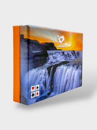 Iceland Waterfalls & Geyser Playing Cards, Two Decks
