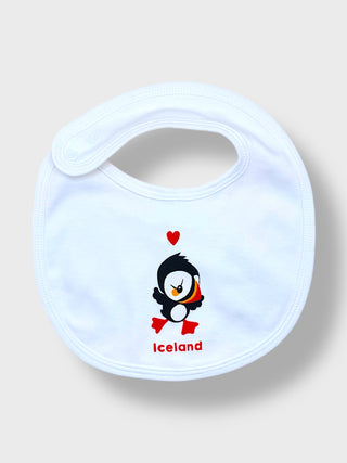 Iceland Baby Bib  Cute Puffin