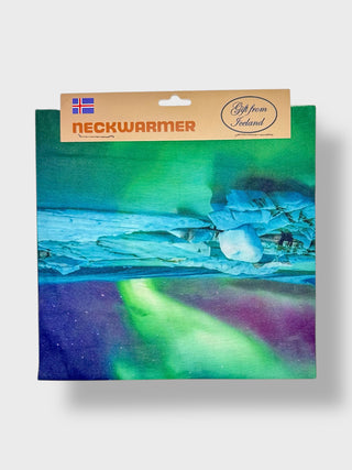Iceland Neck Warmer – Northern Lights Design Gift from Iceland