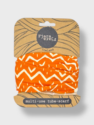 Fjara Multi-Use Tube Scarf Orange – Iceland