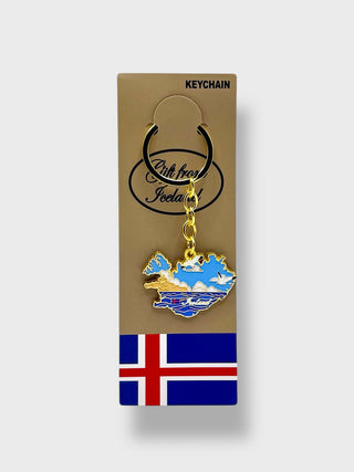 Iceland Map Keychain – Gift from Iceland