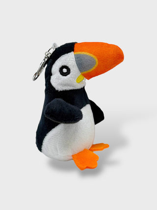 plush keychain icelandic puffin keychain
