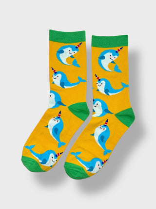 Icelandic Narwhal Socks