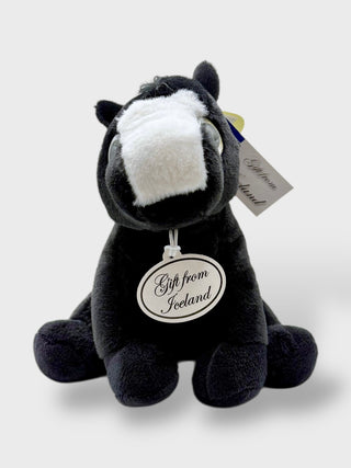 Icelandic Horse Plush Toy Black - Gift From Iceland