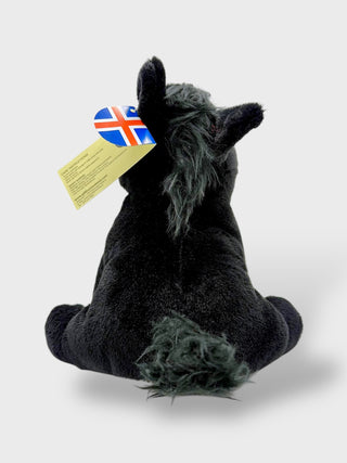 Icelandic Horse Plush Toy Black - Gift From Iceland