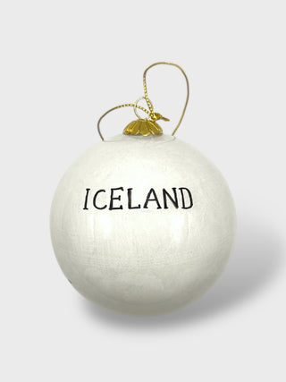 Hand-Painted Icelandic Puffin Ornament Store Exclusive