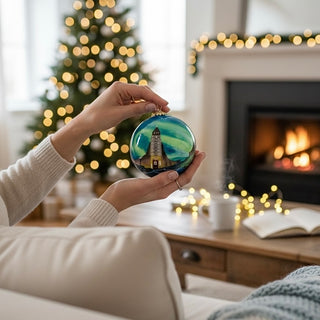 Hallgrímskirkja Glass Ornament - Store Exclusive