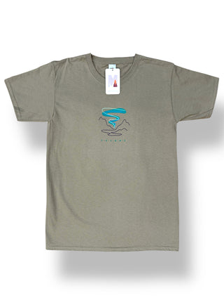 Iceland Northern Lights T-Shirt – Minimalist Aurora Souvenir Tee