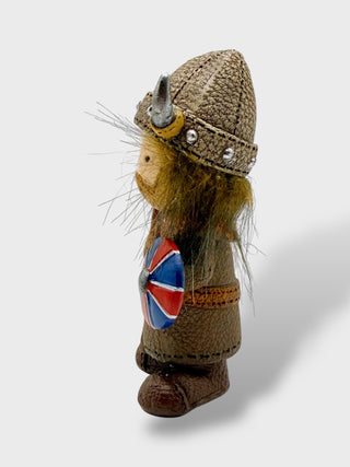 Icelandic Viking Warrior Figurine with Iceland Shield – 10 cm – Exclusively at Our Store ⚔️🇮🇸