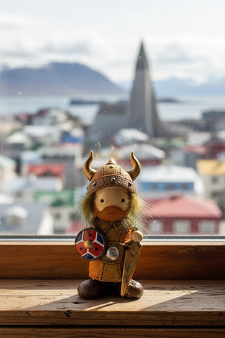 Icelandic Viking Guardian Figurine – 10 cm – Exclusively at Our Store