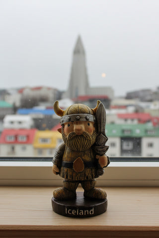 Icelandic Viking Warrior Figurine with Sword – Rustic Nordic Collectible – Exclusively at Our Store