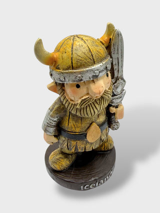Icelandic Viking Warrior Figurine with Sword – Rustic Nordic Collectible – Exclusively at Our Store
