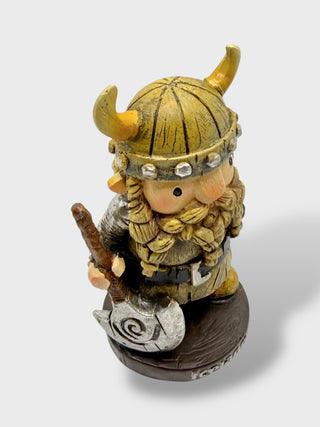 Icelandic Viking Figurine with Battle Axe – Nordic Warrior Souvenir – Exclusively at Our Store