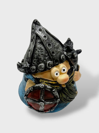 Funny Icelandic Viking Statue with Shield – Nordic Warrior Collectible – 7 cm