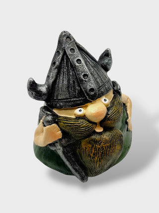 Funny Icelandic Viking Statue with Giant Beard – Nordic Warrior Collectible