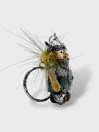 Funny Iceland Viking Keychain – Hairy Viking Souvenir from Iceland