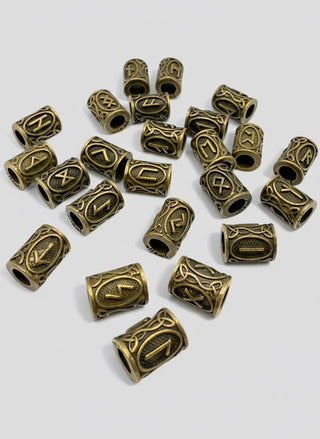 Viking Beard Beads – Rune Design