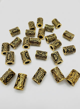 Viking Beard Beads – Rune Design