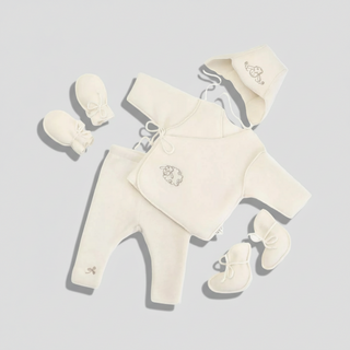 Cozy Merino Wool Booties – Size 9.5 (0–3 Months)