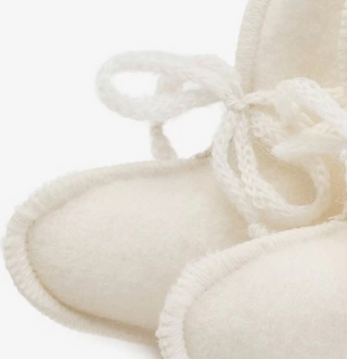 Cozy Merino Wool Booties – Size 9.5 (0–3 Months)