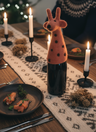 Felt Deer Egg Warmer / Bottle Cover