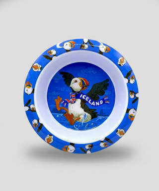 Icelandic Pet Bowl – Puffins or Vikings