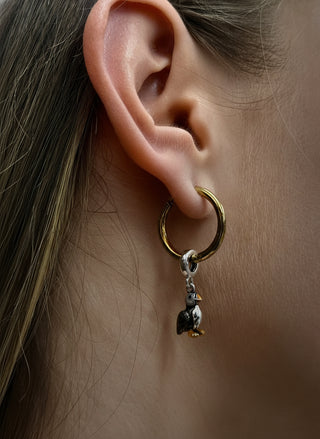 Sterling Silver Puffin Charm – Iceland Inspired