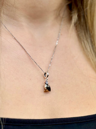 Sterling Silver Puffin Charm – Iceland Inspired