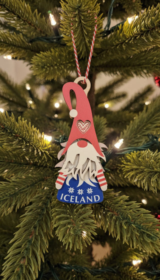 Icelandic Wooden Ornaments, Store Exclusive